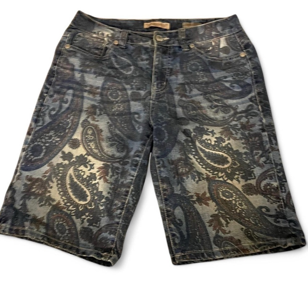 Vintage America Paisley Print Women's Shorts